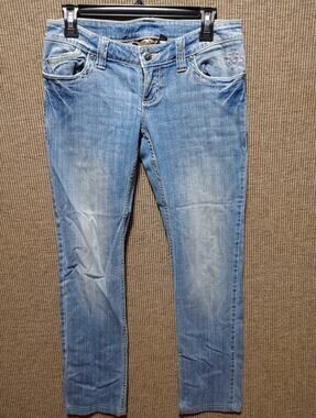 Harley-Davidson Women's Size 2 Blue Denim Jeans Pre-owned